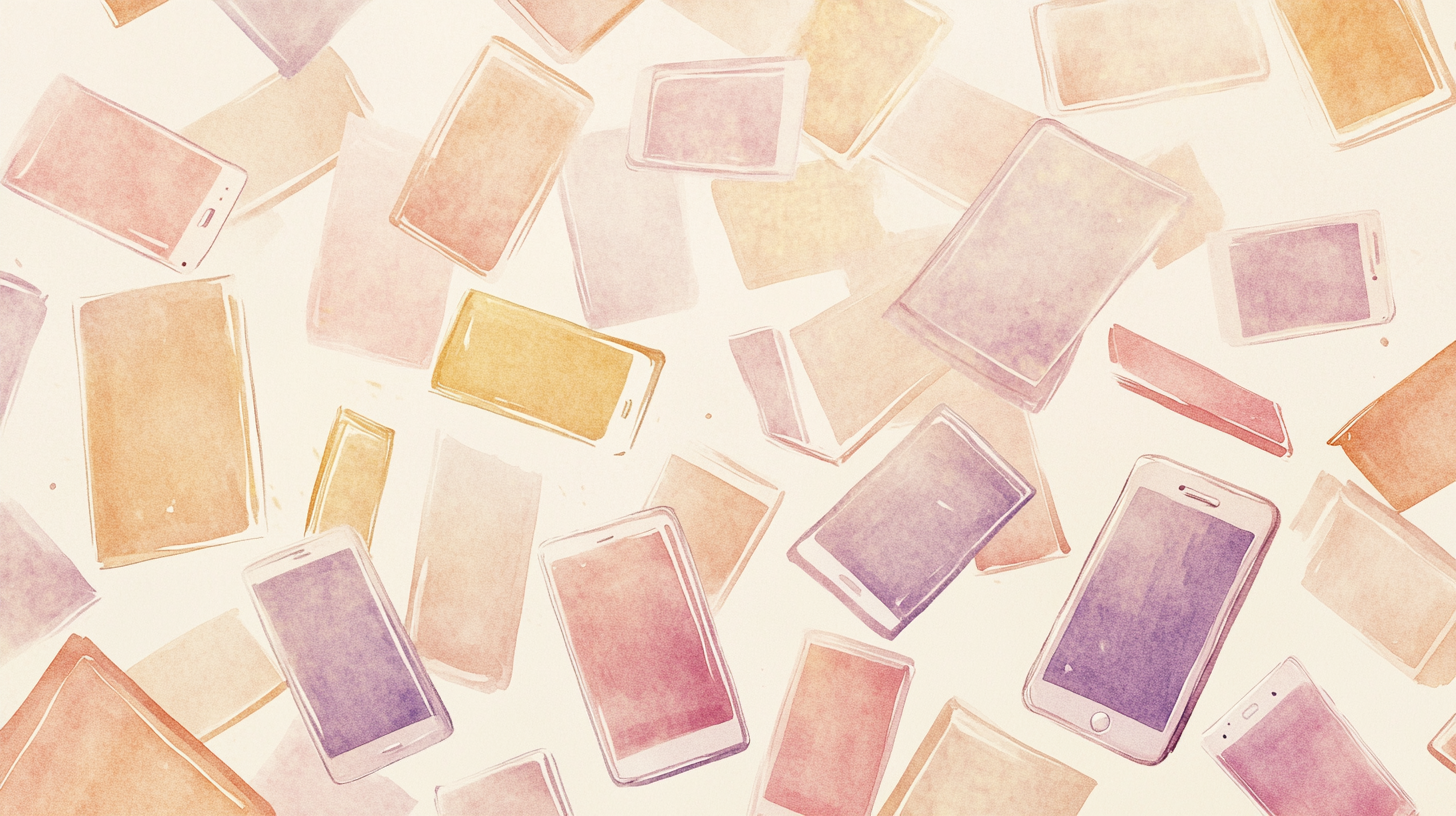 Scattered devices illustration